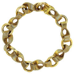 1960s Hermès Gold Link Bracelet