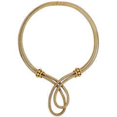 1940s Cartier Gold Necklace