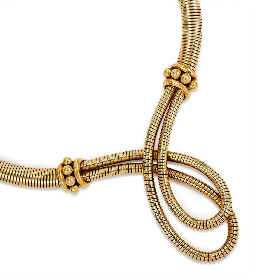 1940s Cartier Gold Necklace