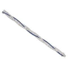 Art Deco J.E. Caldwell sapphire and diamond bracelet