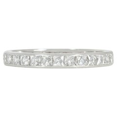 French-cut diamond ring