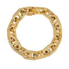 Hermès Paris Tressé chaine d'ancre long necklace