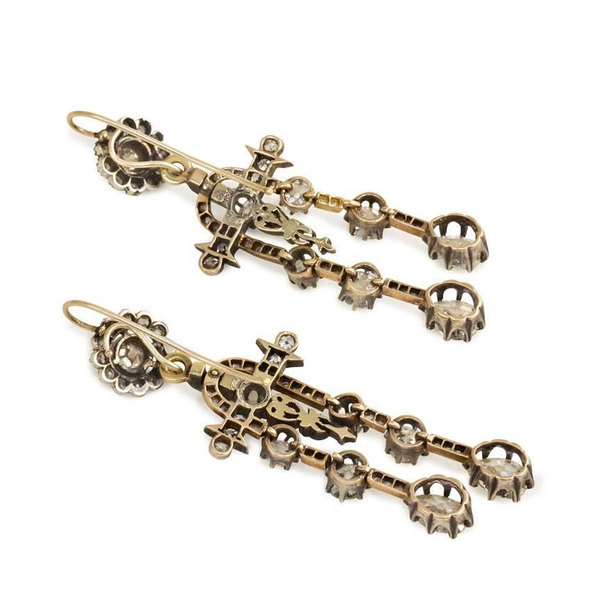 victorian diamond earrings