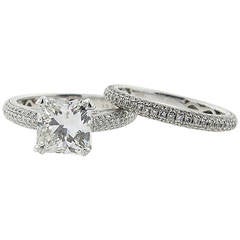 Marcus Glorious Art Deco 2.32 Carat Diamond Platinum Engagement Ring ...