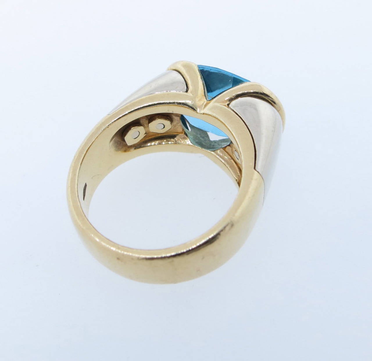 Women's Marina B. Vivid Blue Topaz Gold Ring