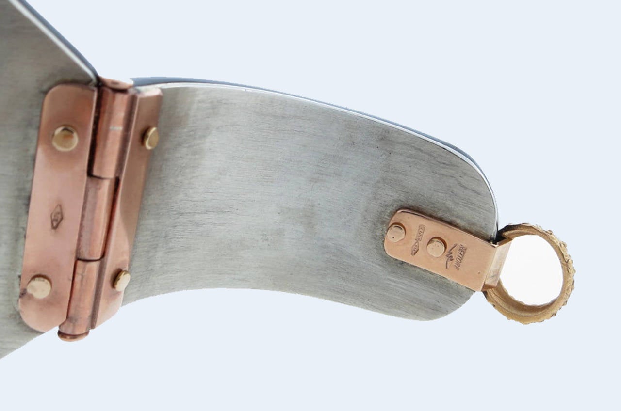 FEDERICA RETTORE Zebu Horn and Diamond Bracelet In New Condition For Sale In Lambertville, NJ