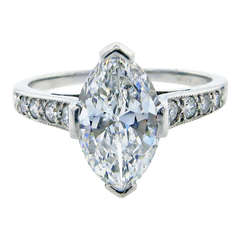 Vintage Marvelous Marquise Diamond Ring