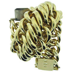 Bold German Illusion Link Bracelet