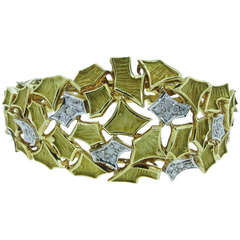 Modern Design Diamond Bangle Bracelet