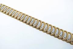 Sophicated Overlapping Diamond Link Bracelet