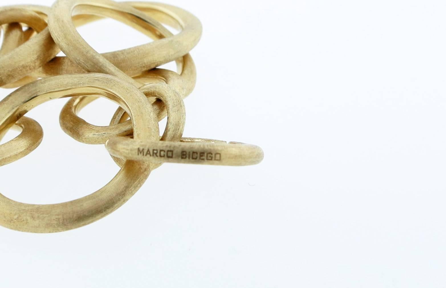 Women's or Men's Marco Bicego Large Gold Jaipur Link Bracelet For Sale