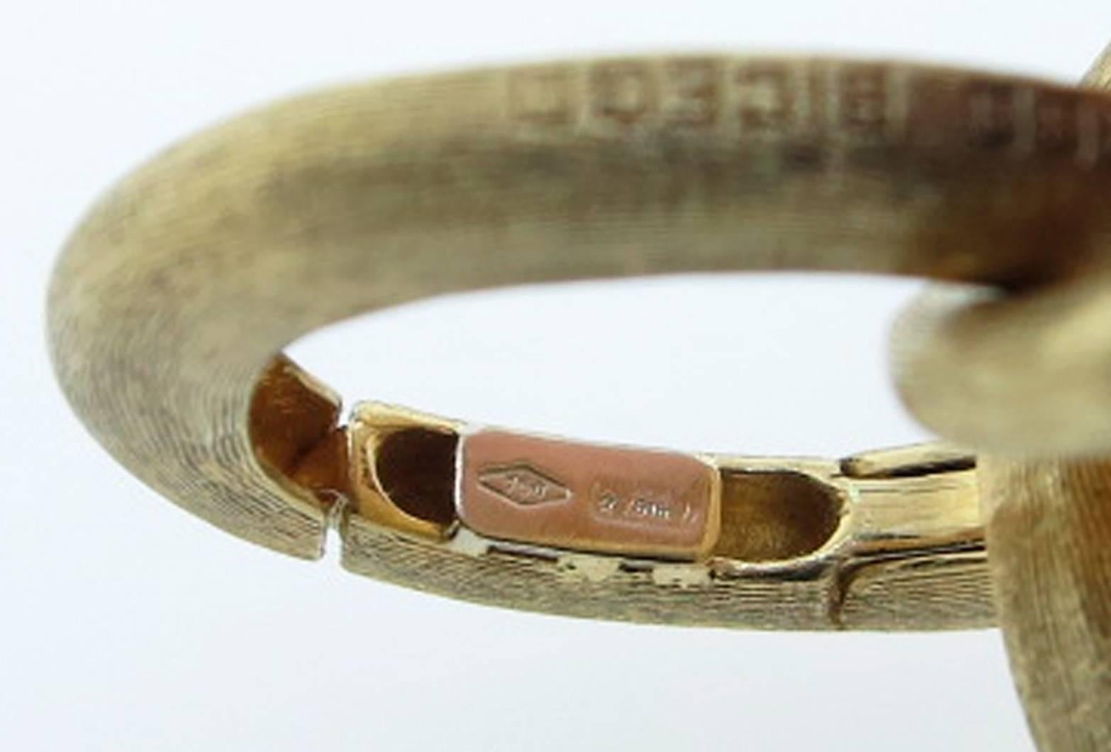Marco Bicego Large Gold Jaipur Link Bracelet For Sale 1