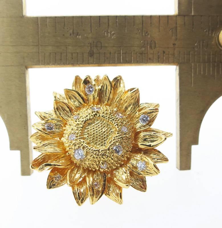 asprey sunflower earrings