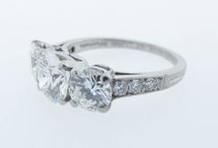 Tiffany & Co.  2.2 Carat Diamond Platinum Ring