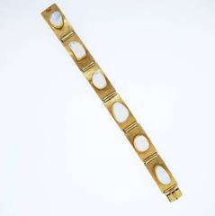 Burle Marx Forma Livre Moonstone Yellow Gold Bracelet