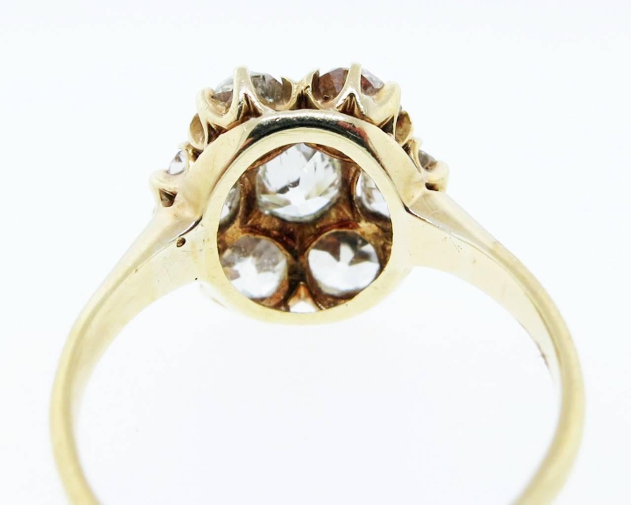 antique flower ring