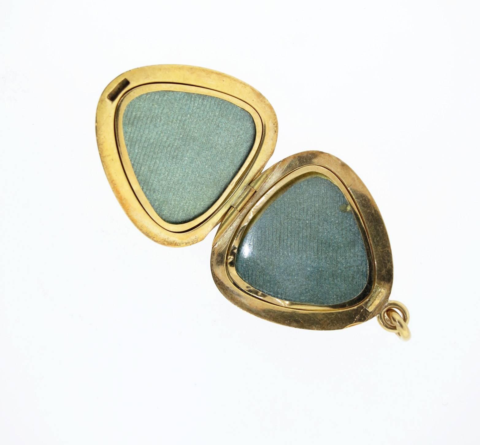 antique diamond locket