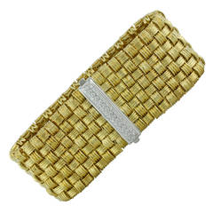 Roberto Coin Exquisite Appassionata Diamond Gold Bracelet