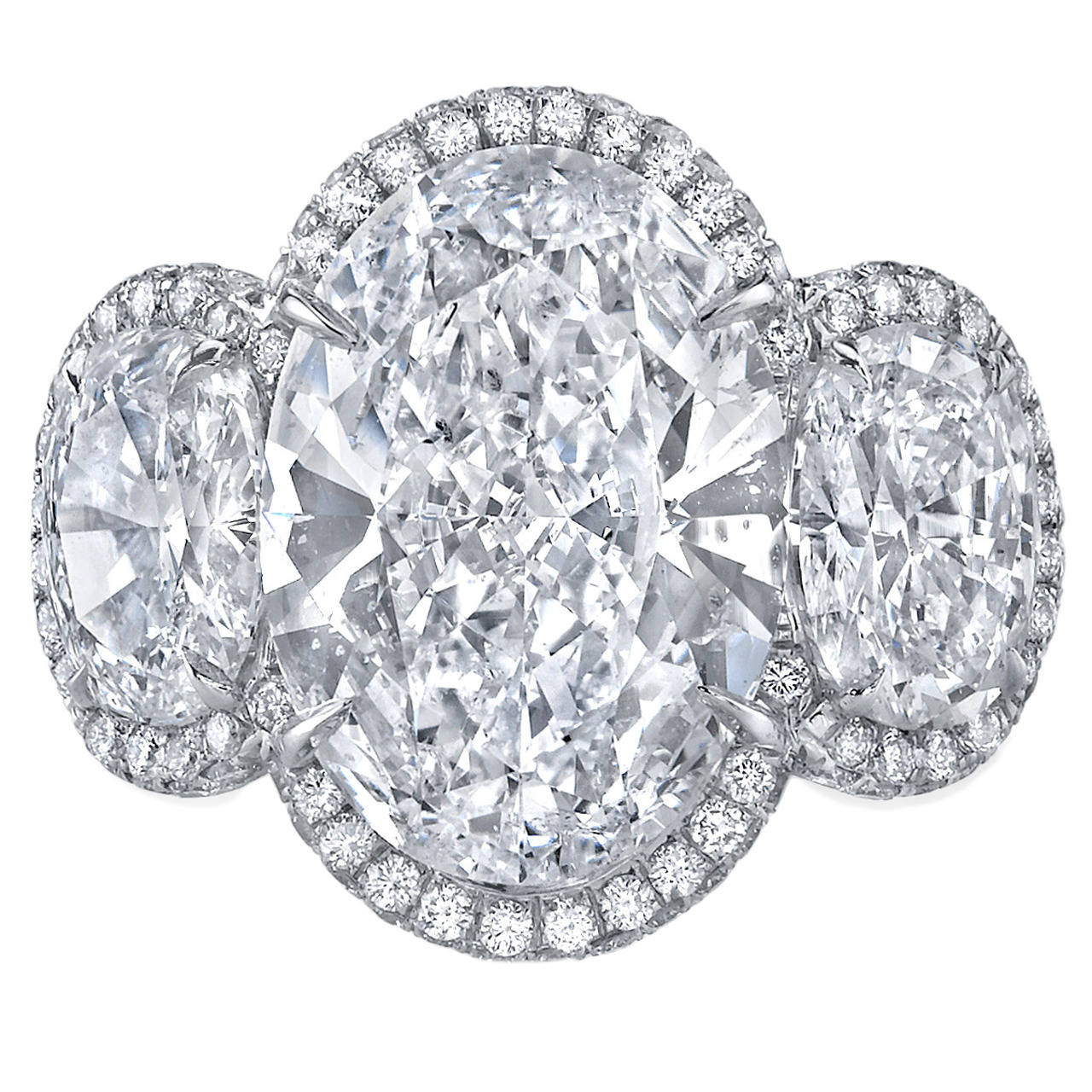 Burdeen's Diamond Platinum Engagement Ring For Sale
