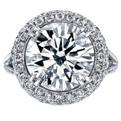 Burdeen's Jewelry 7.14 carat  Diamond Platinum Engagement Ring