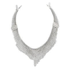 Burdeen's Sensational Diamond Mesh Choker Necklace