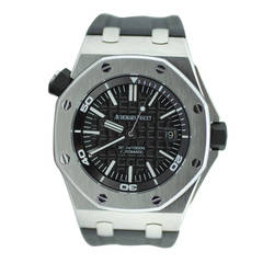Audemars Piguet Stainless Steel Royal Oak Offshore Diver's Wristwatch