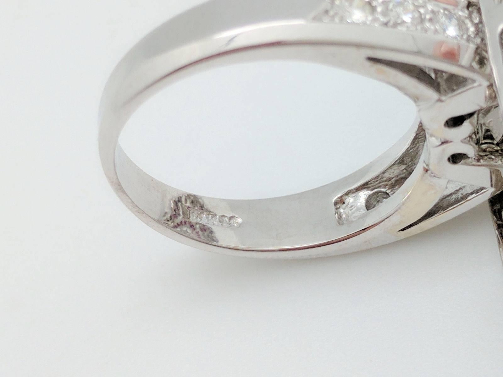 Ruby Diamond Filigree Ring 5