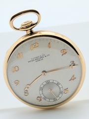 Patek Philippe for Tiffany & Co. Yellow Gold Pocket Watch, circa 1930s