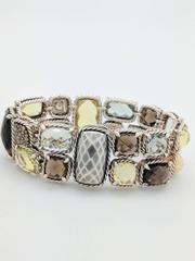 David Yurman Chatelaine Metallic Mosaic Sterling Silver Bracelet