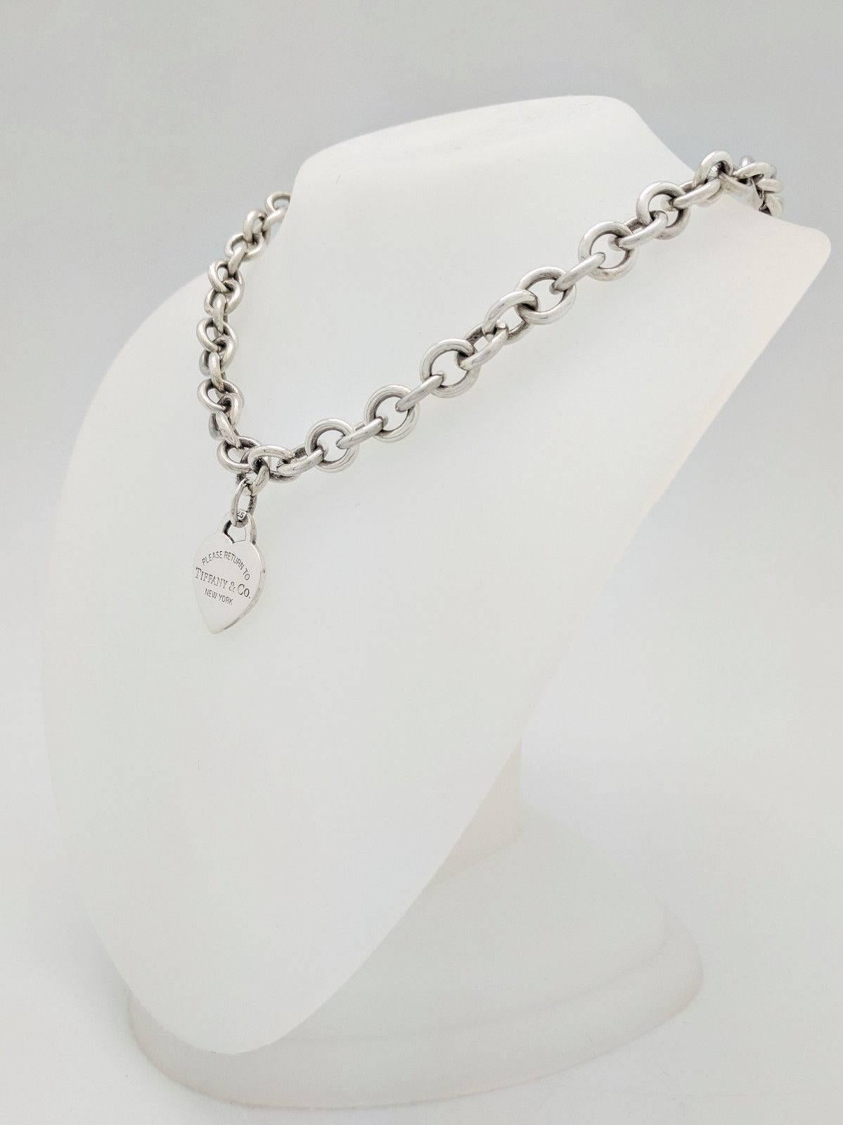 thick chain tiffany necklace