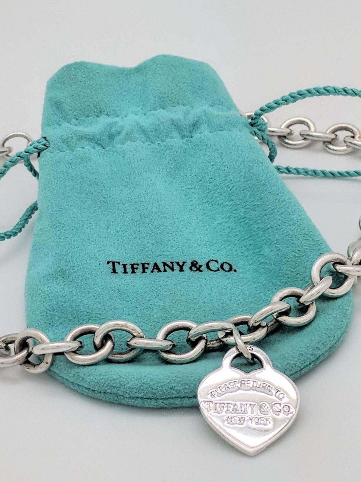 Women's Tiffany & Co. Sterling Silver Please Return to Heart Necklace