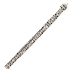 14 Carat Diamond Platinum Bracelet 11