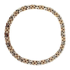 Rolex 5 Carat Diamond Two-Color Gold Necklace 10