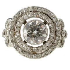 Platinum Edwardian Diamond Fine Cluster Ring, circa 1910 3