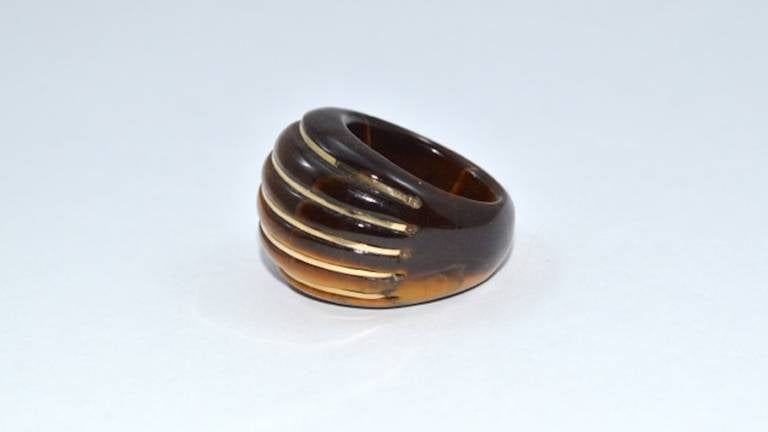 Tiger's Eye Gold Ring