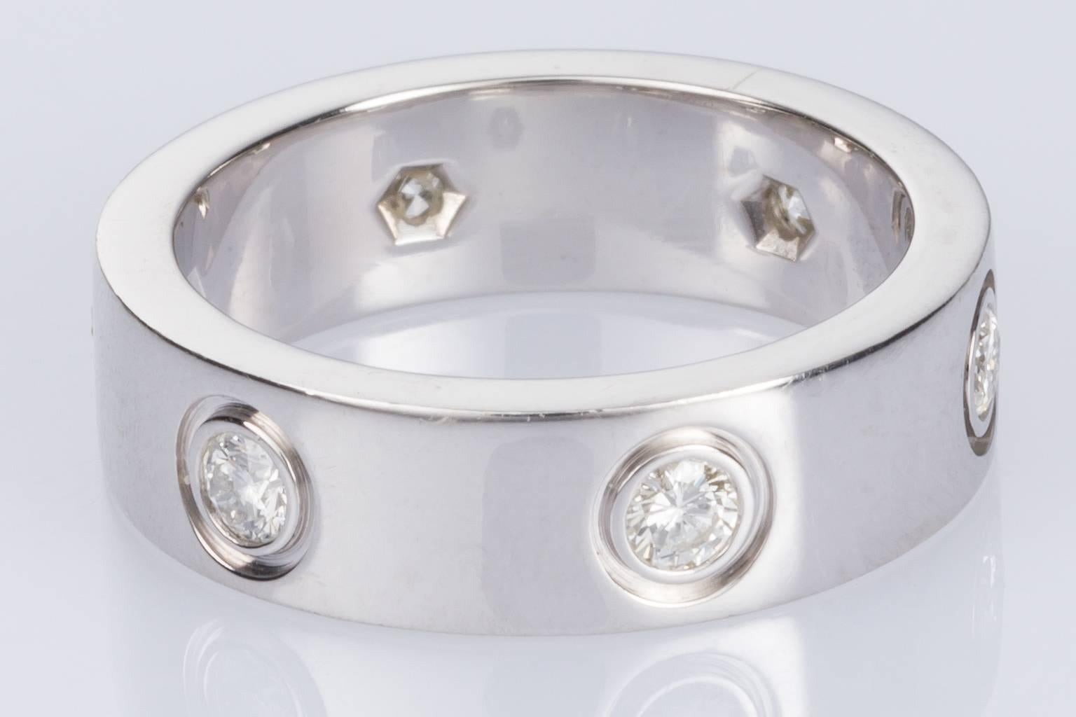 cartier 6 diamond love ring