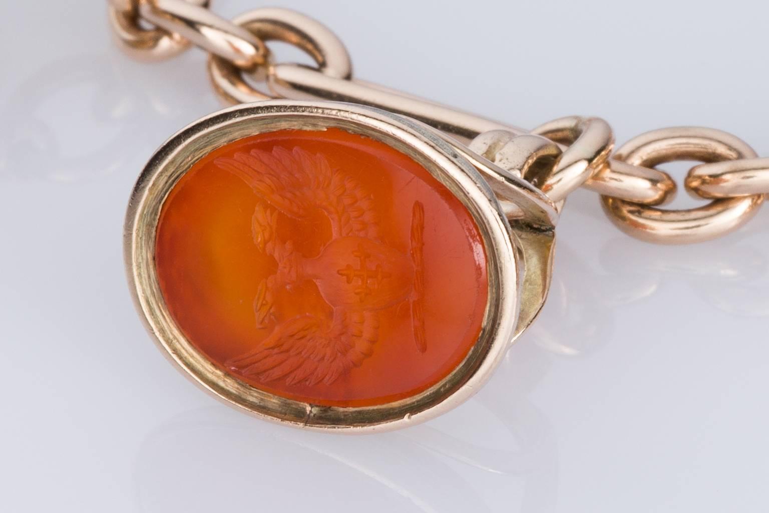 Fob & Seal 9 Karat Rose Gold Charm Bracelet 2