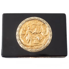 Tortoiseshell Gold Regency Snuff Box