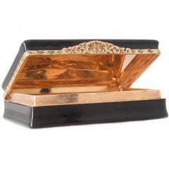 Tortoiseshell Gold Regency Snuff Box