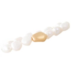 Freshwater Pearl and Yellow Gold-Plated Bracelet