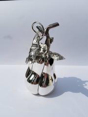 Missiaglia Sterling Silver Pumpkin Pepper Grinder