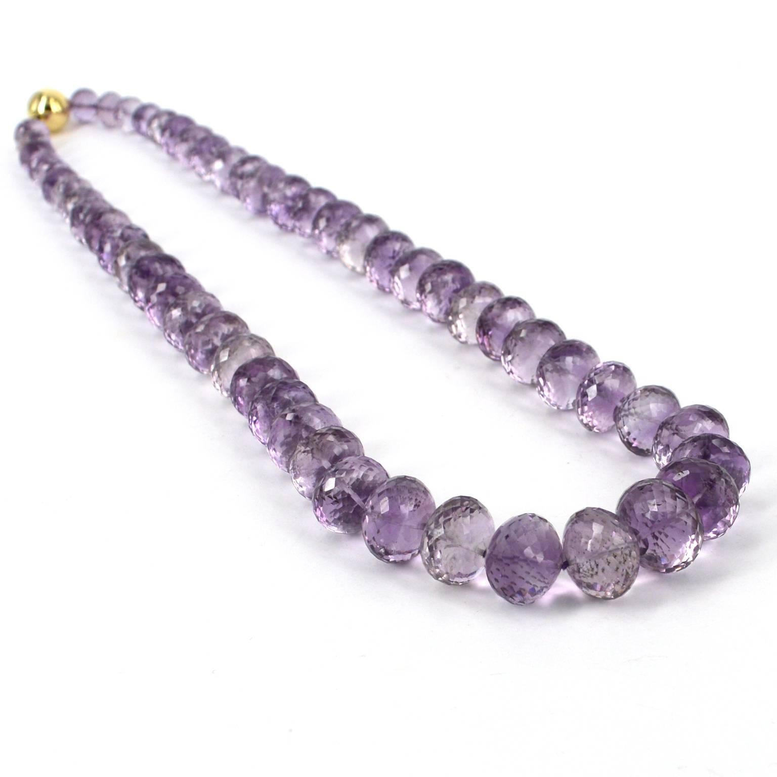 pink amethyst necklace