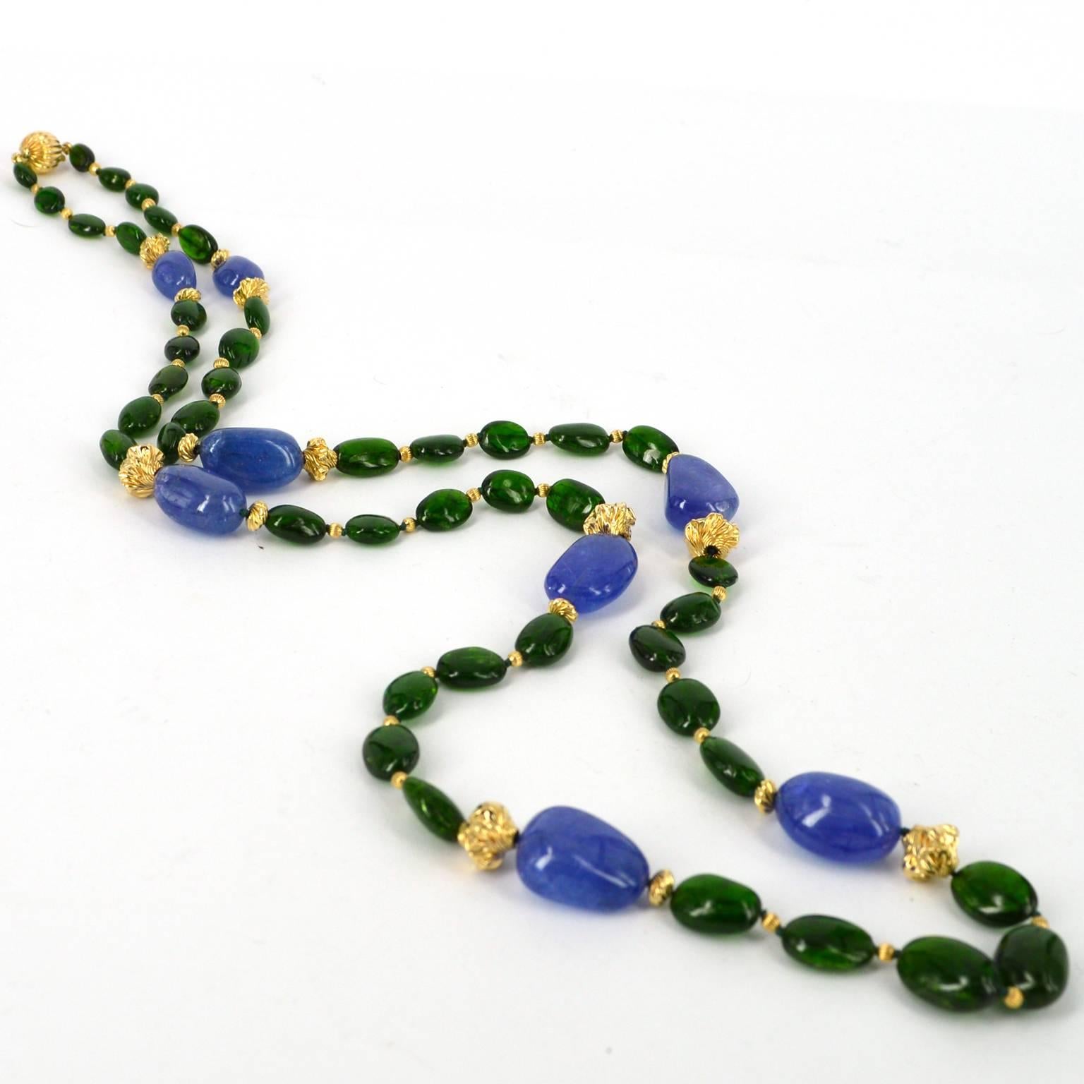 chrome diopside necklace