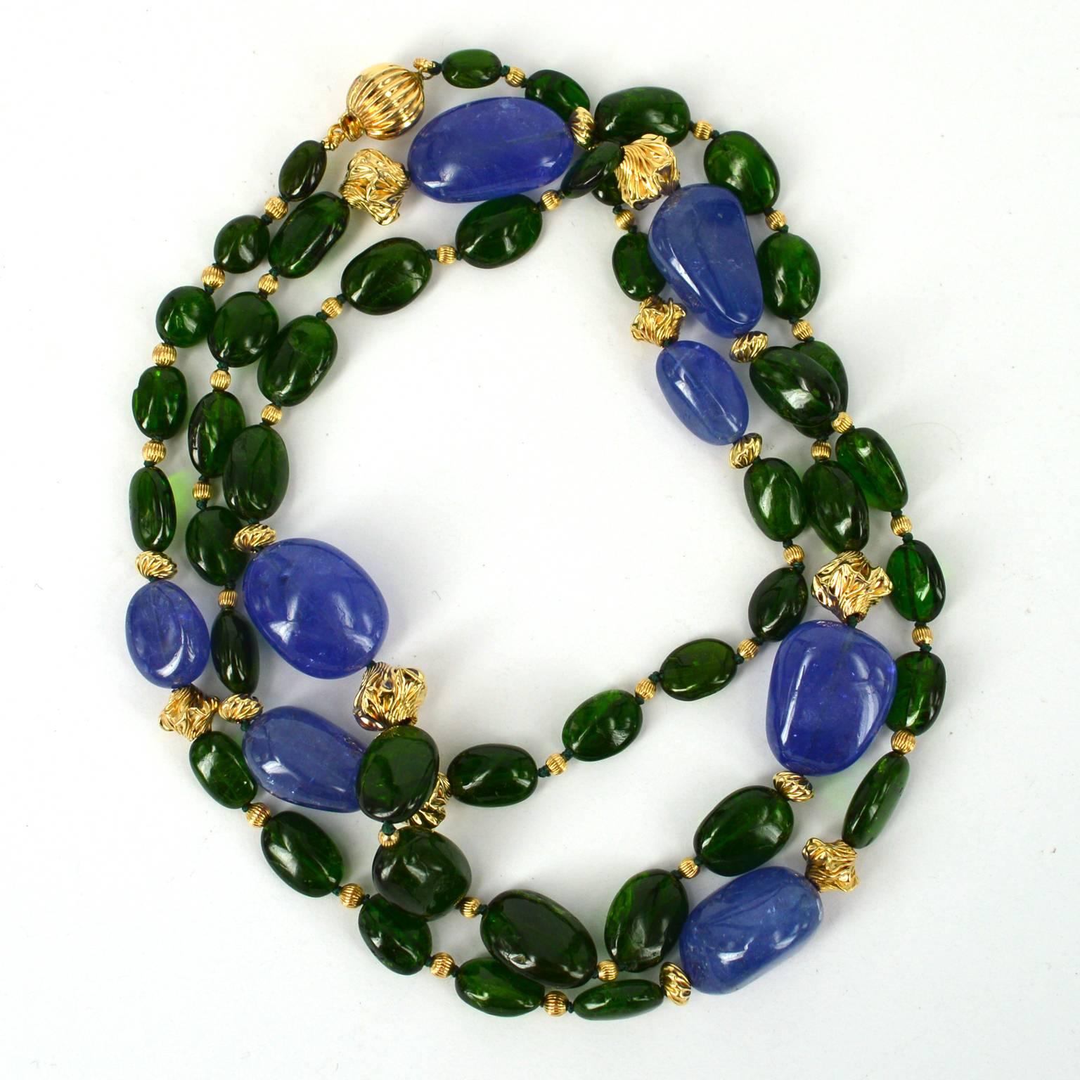 diopside necklace
