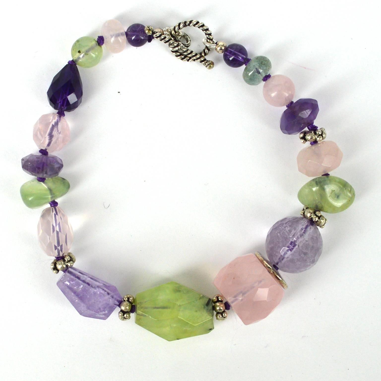 prehnite and amethyst together