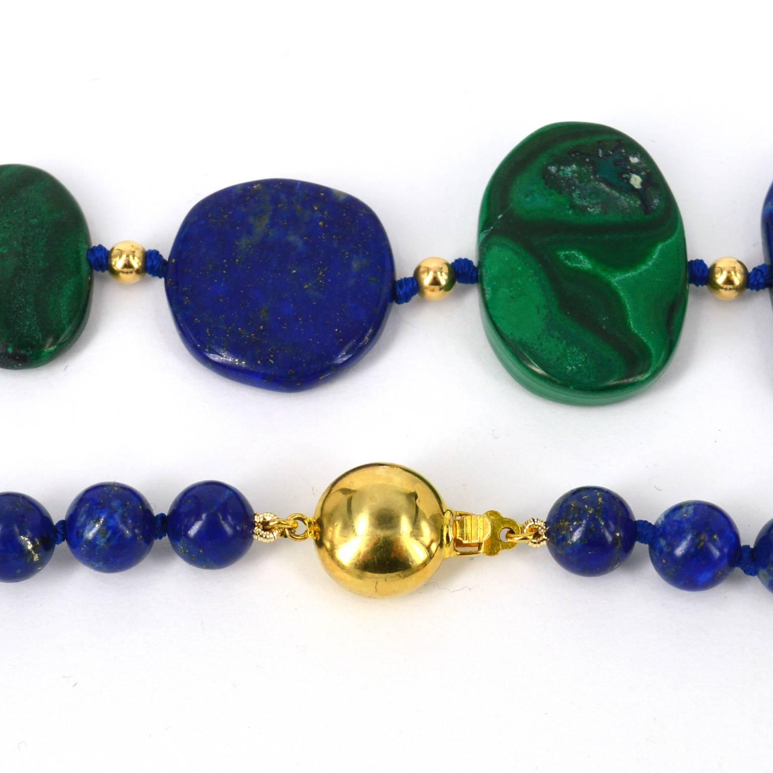 lapis lazuli gold necklace