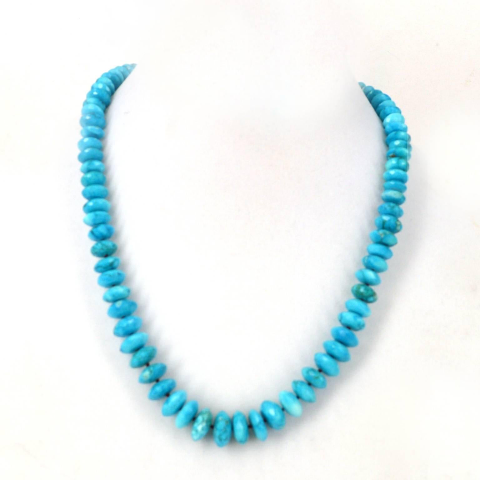 Women's Turquoise Roundel Necklace