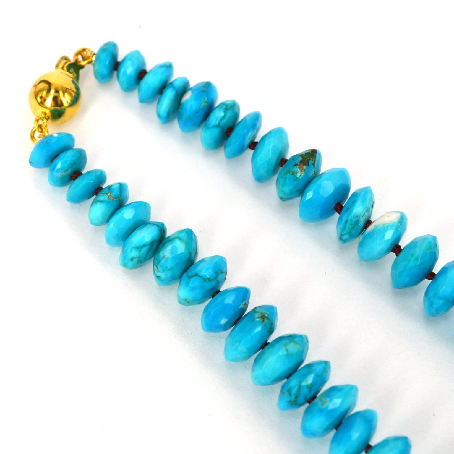 Turquoise Roundel Necklace 1