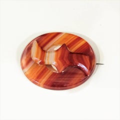 Vintage Carnelian and Gold Beads with Shell Shaped Carnelian Pendant