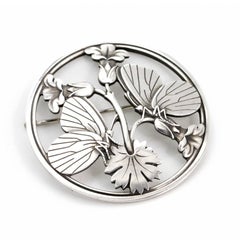 Vintage Georg Jensen Moonlight Blossom Brooch
